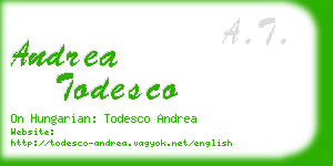 andrea todesco business card